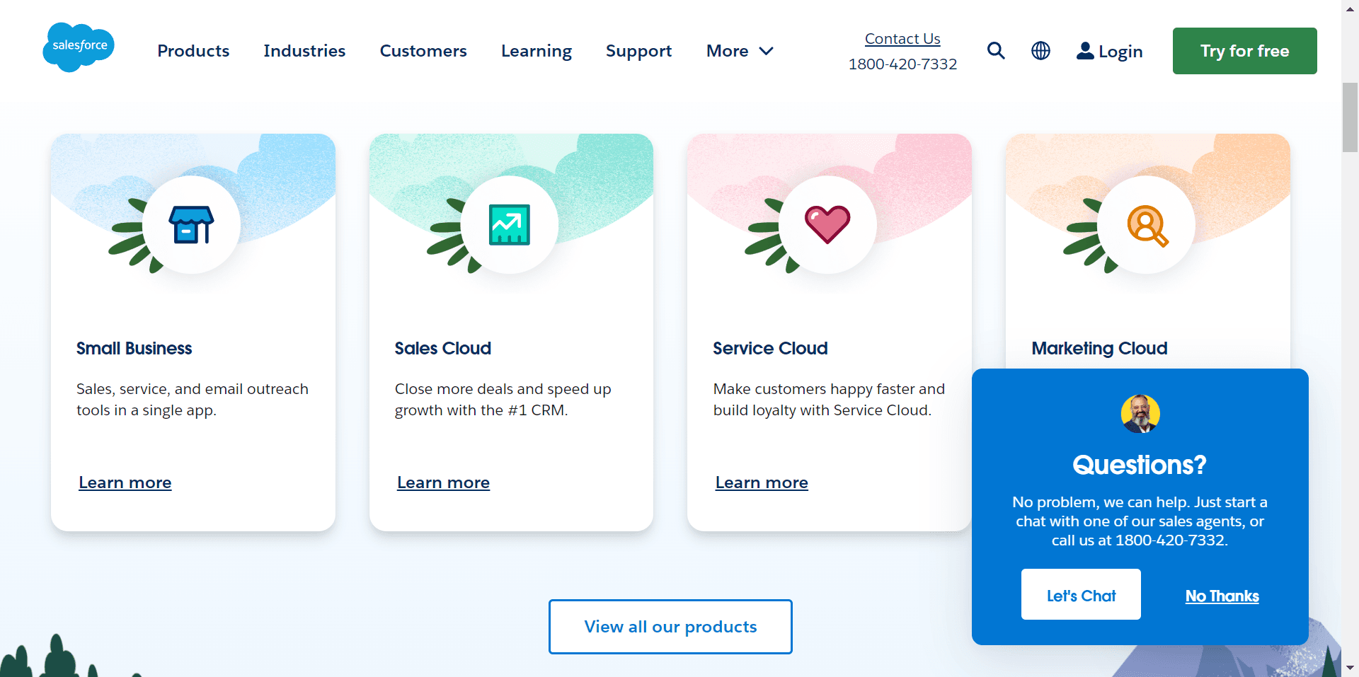 Salesforce banner